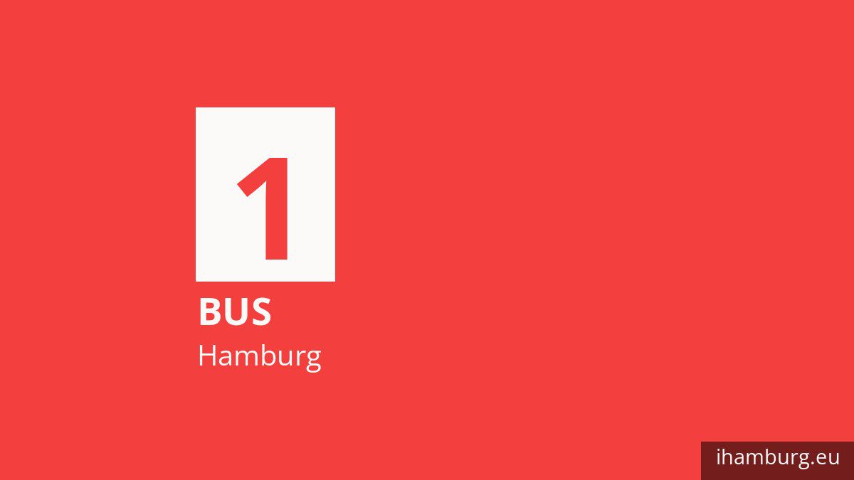 Bus 1 in Hamburg