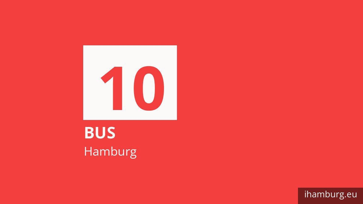 Bus 10 in Hamburg