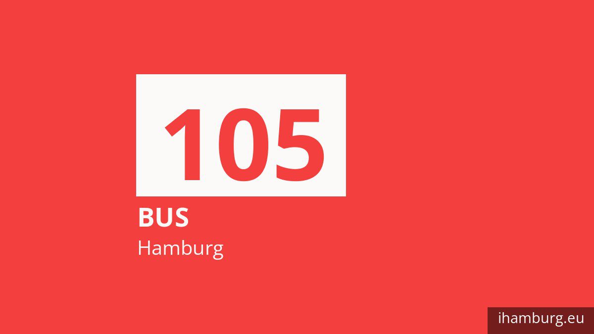 Bus 105 in Hamburg