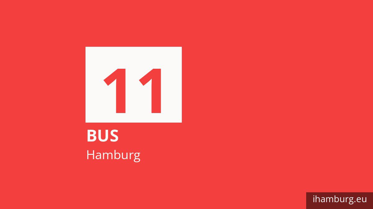 Bus 11 in Hamburg
