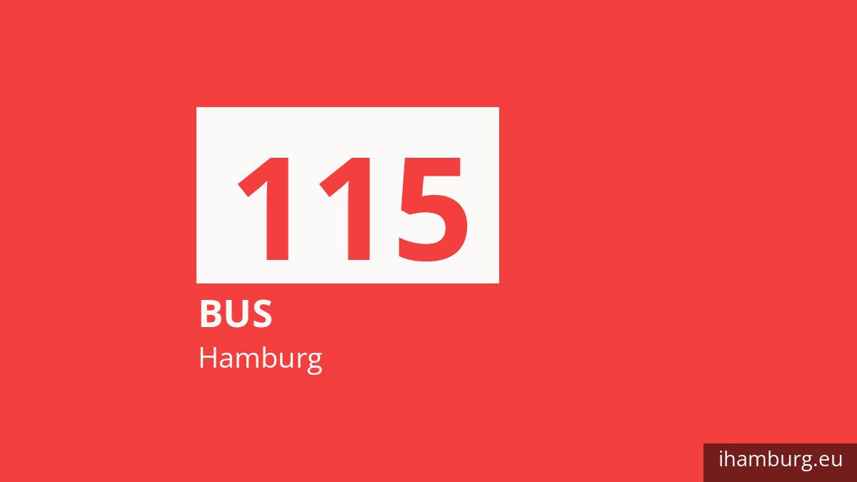 Bus 115 in Hamburg