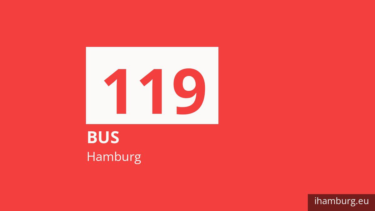 Bus 119 in Hamburg