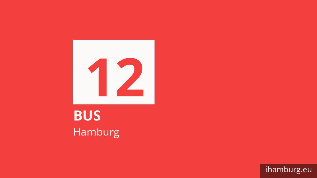 Bus 12 in Hamburg