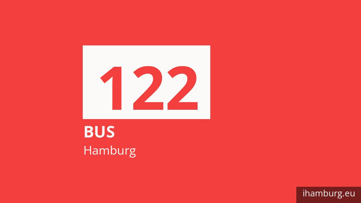 Bus 122 in Hamburg