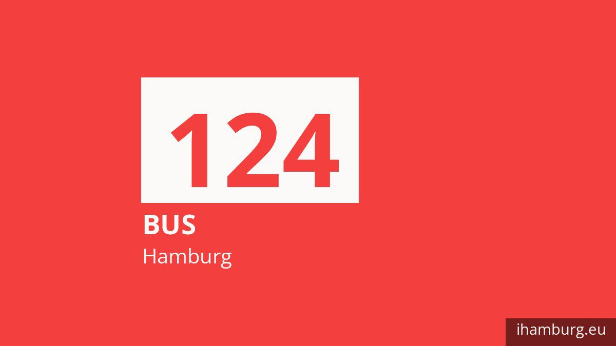 Bus 124 in Hamburg