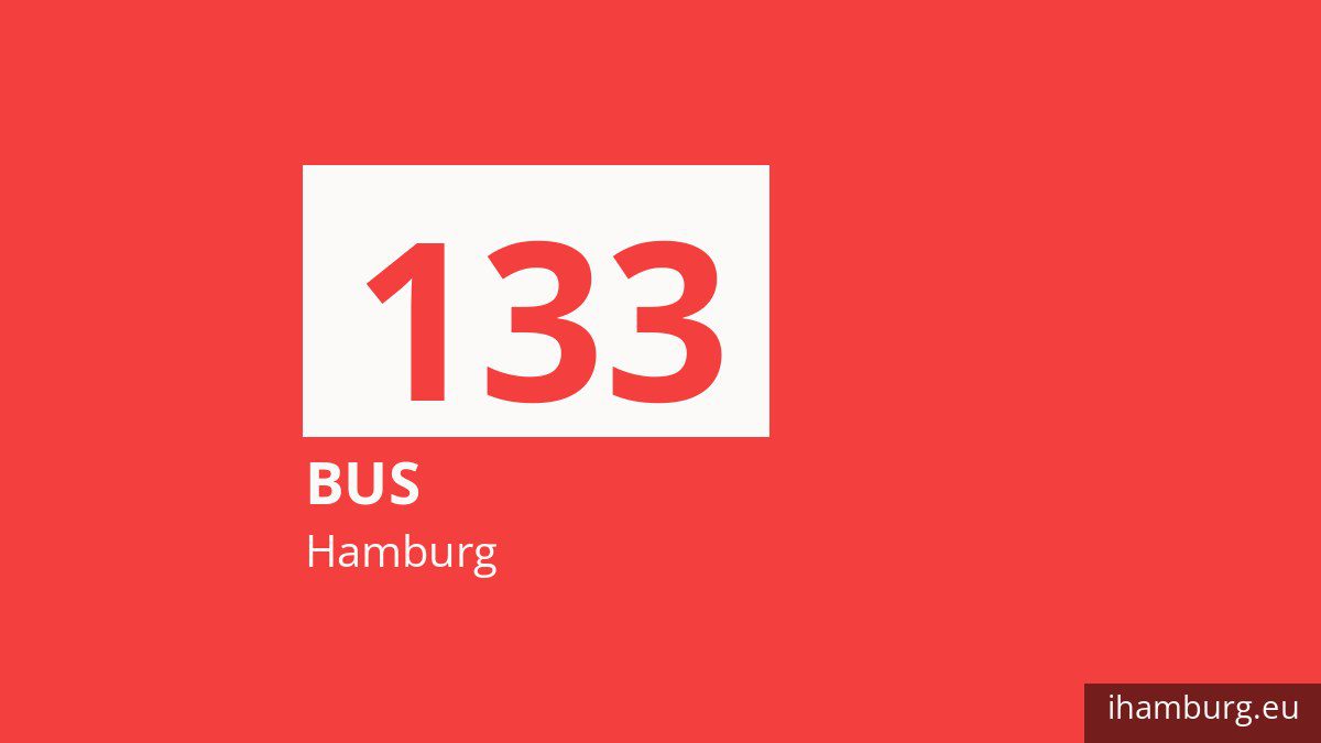 Bus 133 in Hamburg