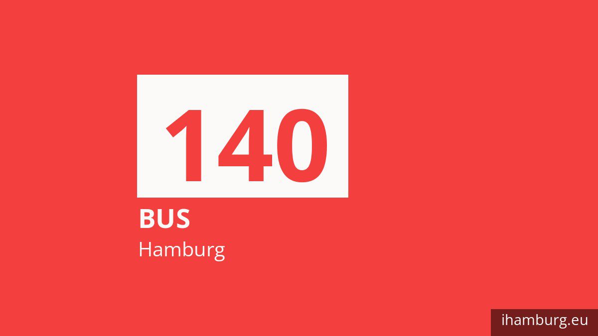 Bus 140 in Hamburg