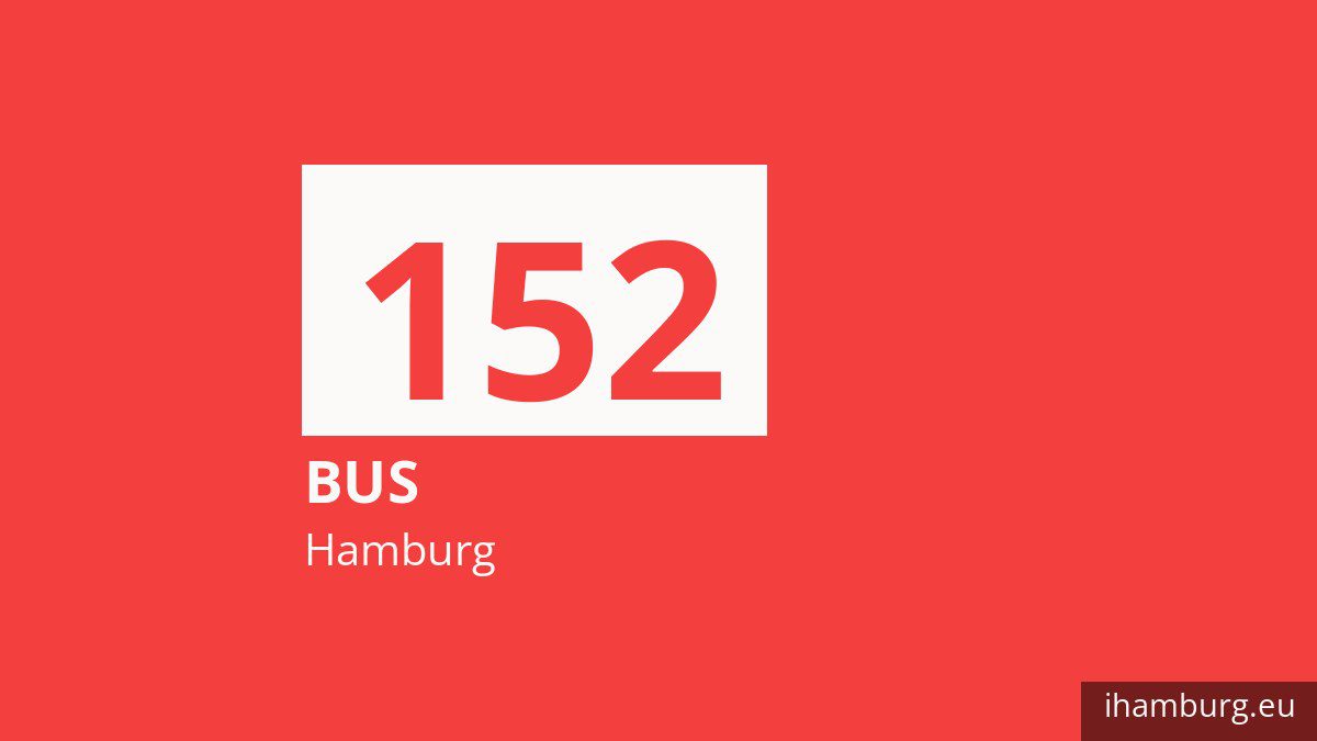 Bus 152 in Hamburg