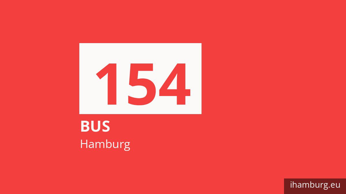 Bus 154 in Hamburg