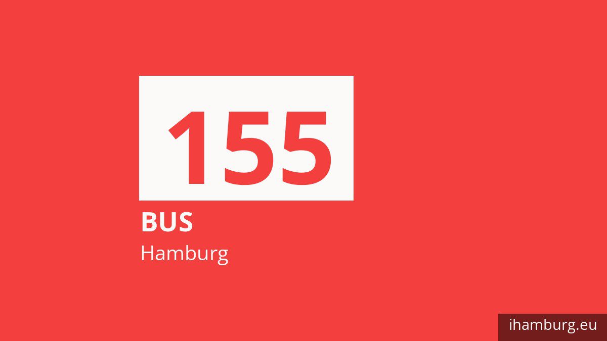 Bus 155 in Hamburg