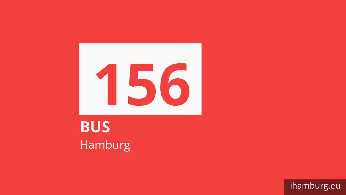 Bus 156 in Hamburg