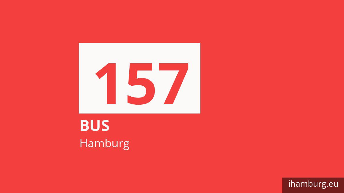 Bus 157 in Hamburg