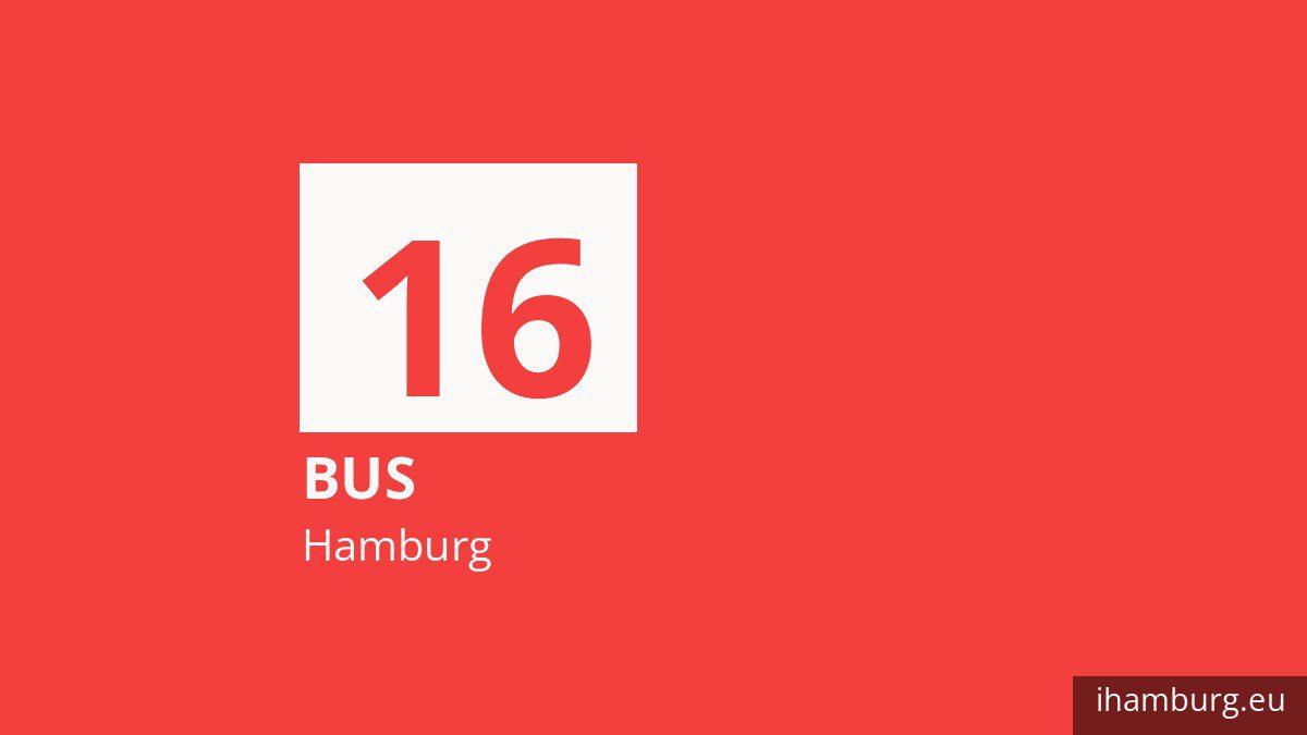 Bus 16 in Hamburg