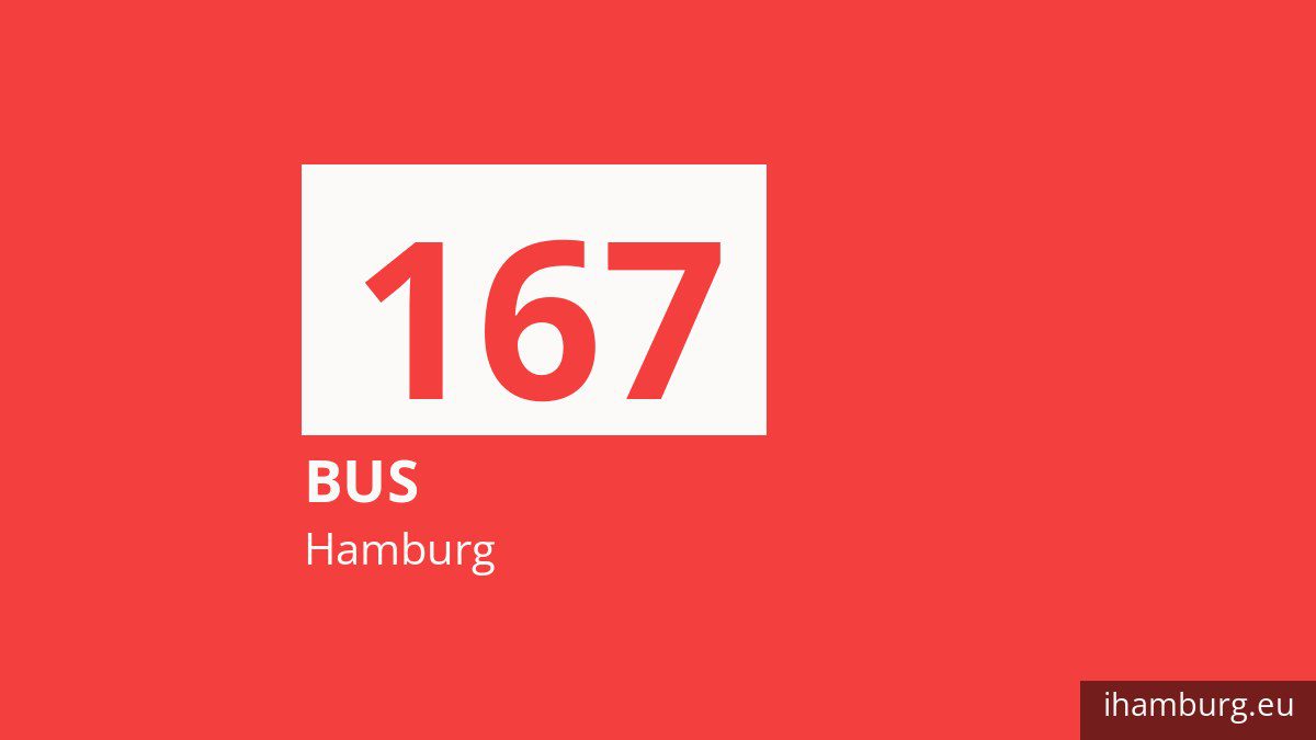 Bus 167 in Hamburg