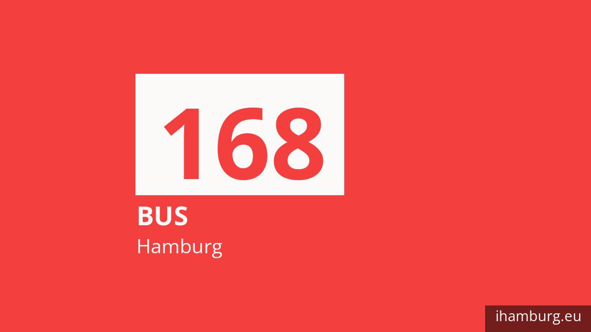 Bus 168 in Hamburg
