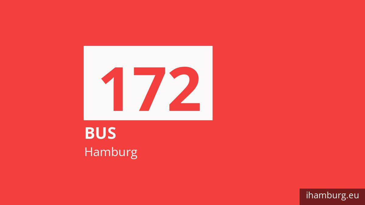 Bus 172 in Hamburg