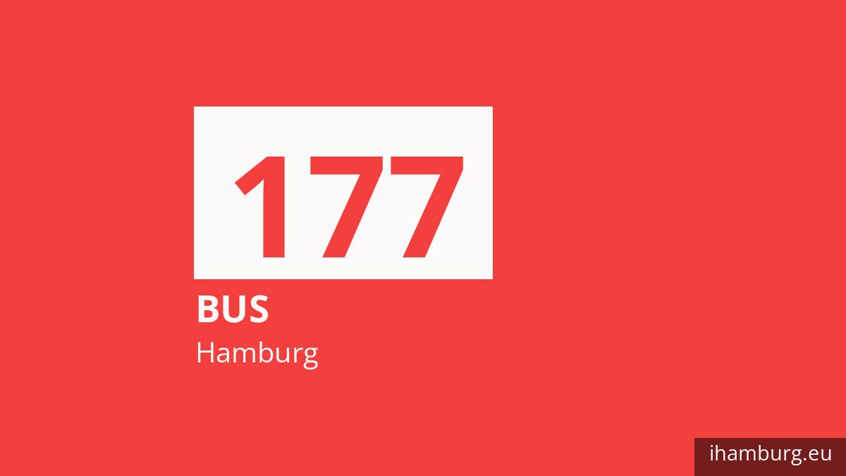 Bus 177 in Hamburg