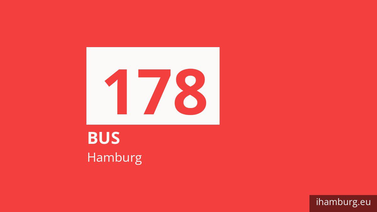 Bus 178 in Hamburg