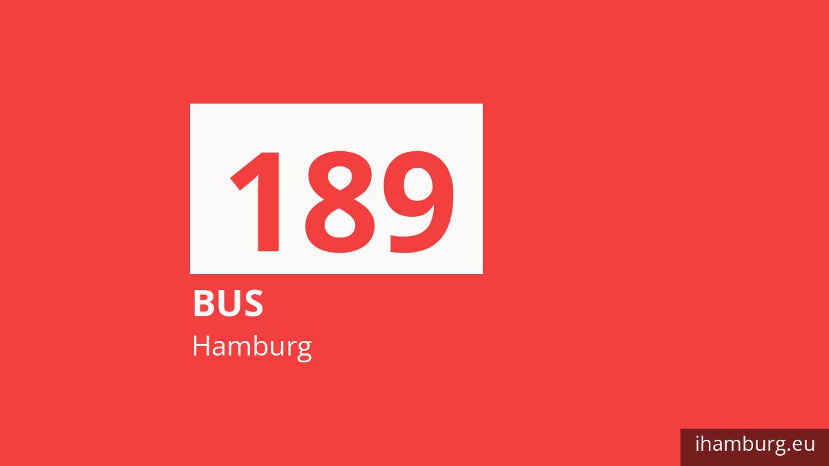 Bus 189 in Hamburg
