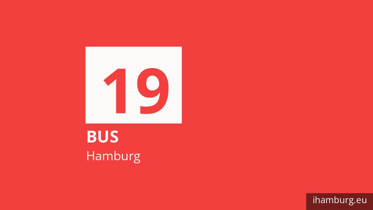 Bus 19 in Hamburg