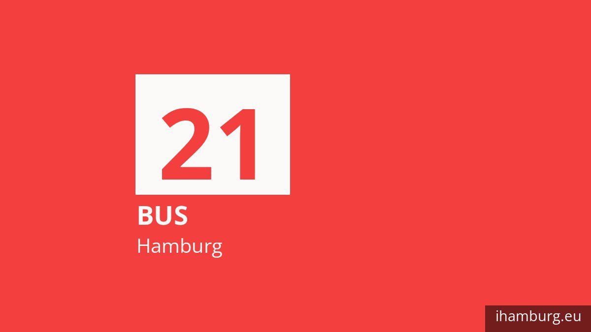 Bus 21 in Hamburg