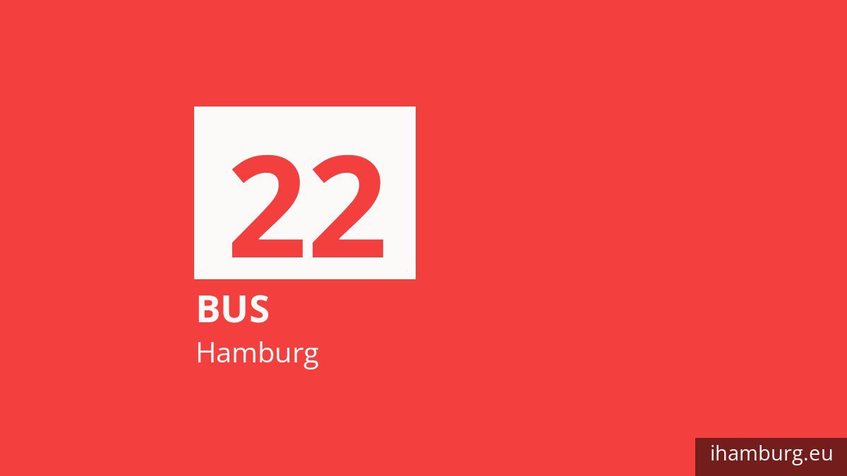 Bus 22 in Hamburg