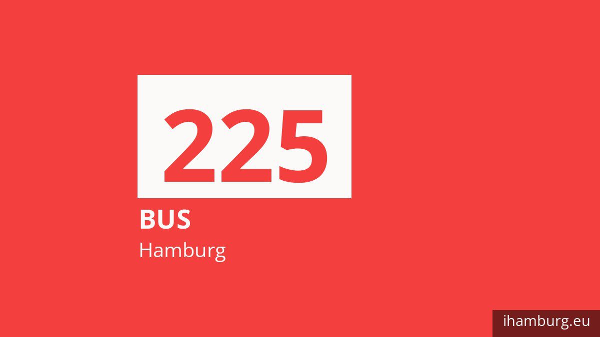 Bus 225 in Hamburg