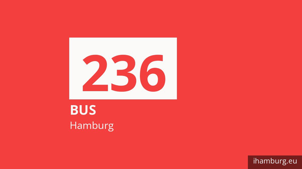 Bus 236 in Hamburg