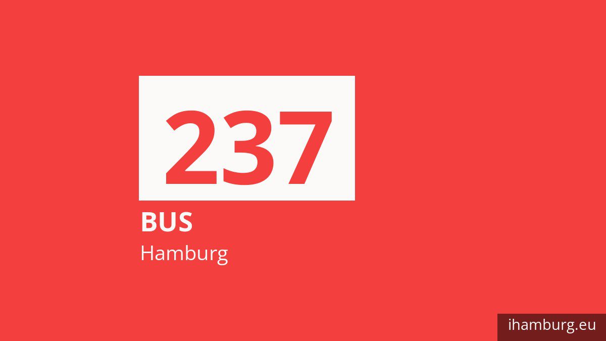Bus 237 in Hamburg