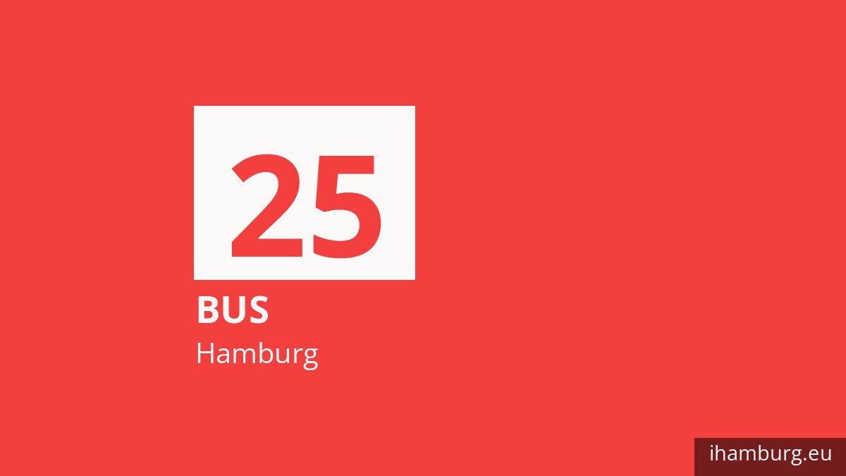 Bus 25 in Hamburg