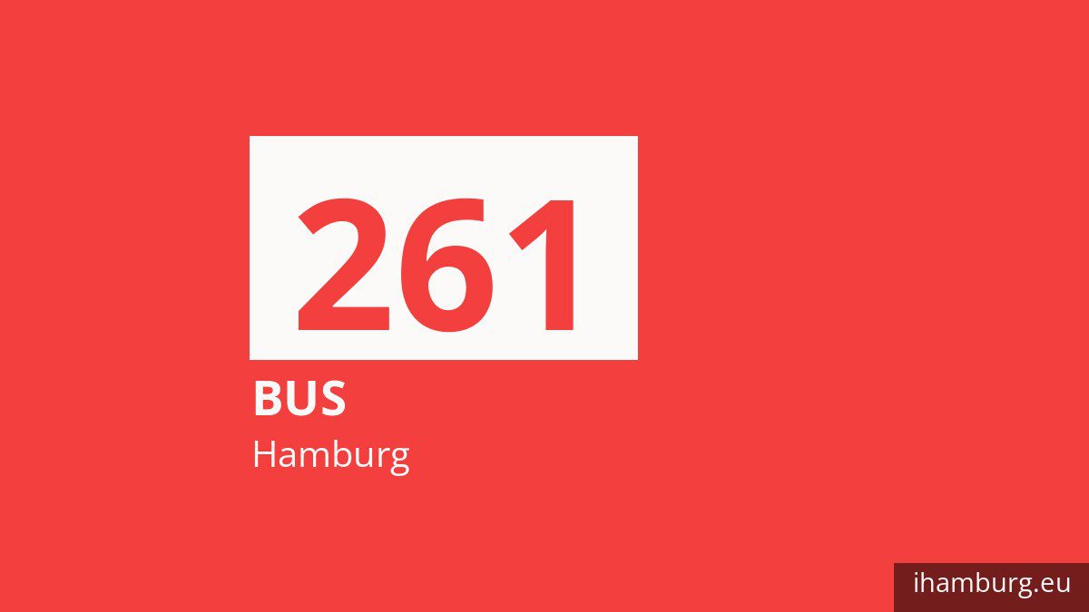Bus 261 in Hamburg