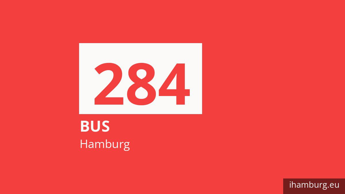 Bus 284 in Hamburg