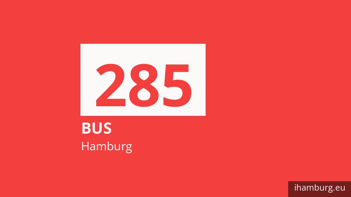 Bus 285 in Hamburg