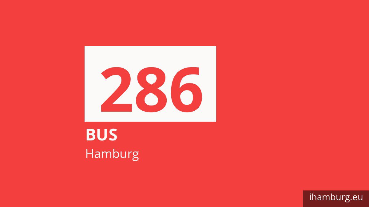 Bus 286 in Hamburg