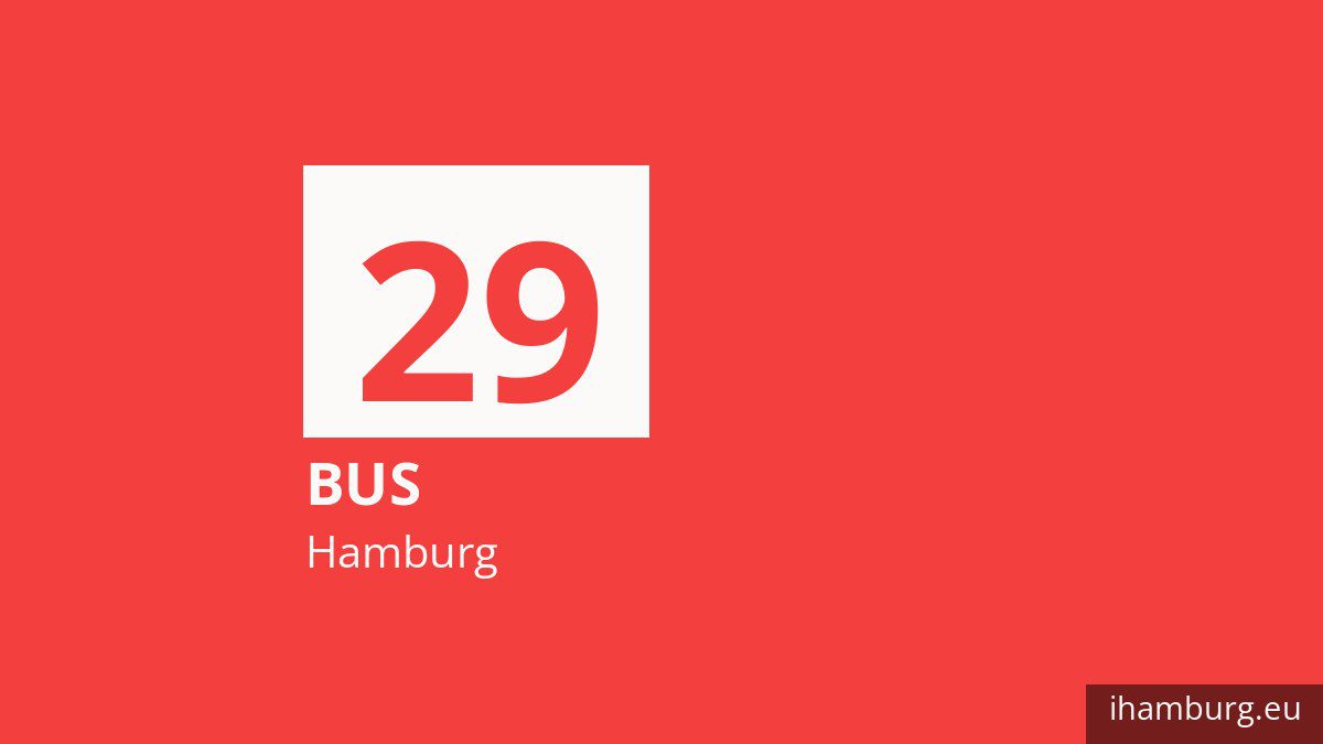Bus 29 in Hamburg