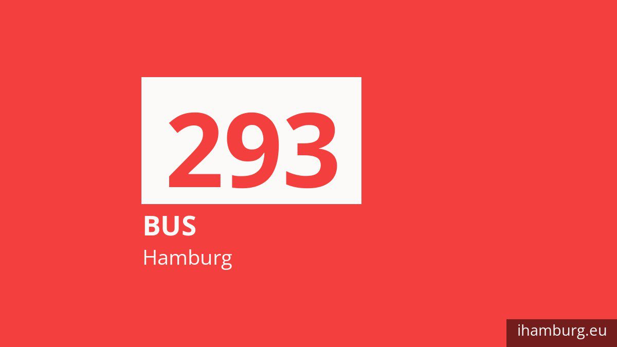 Bus 293 in Hamburg