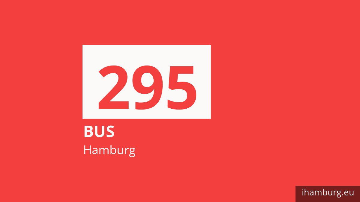 Bus 295 in Hamburg
