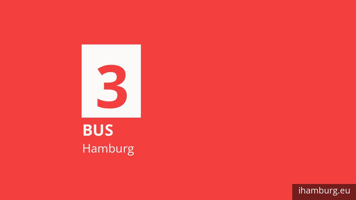 Bus 3 in Hamburg
