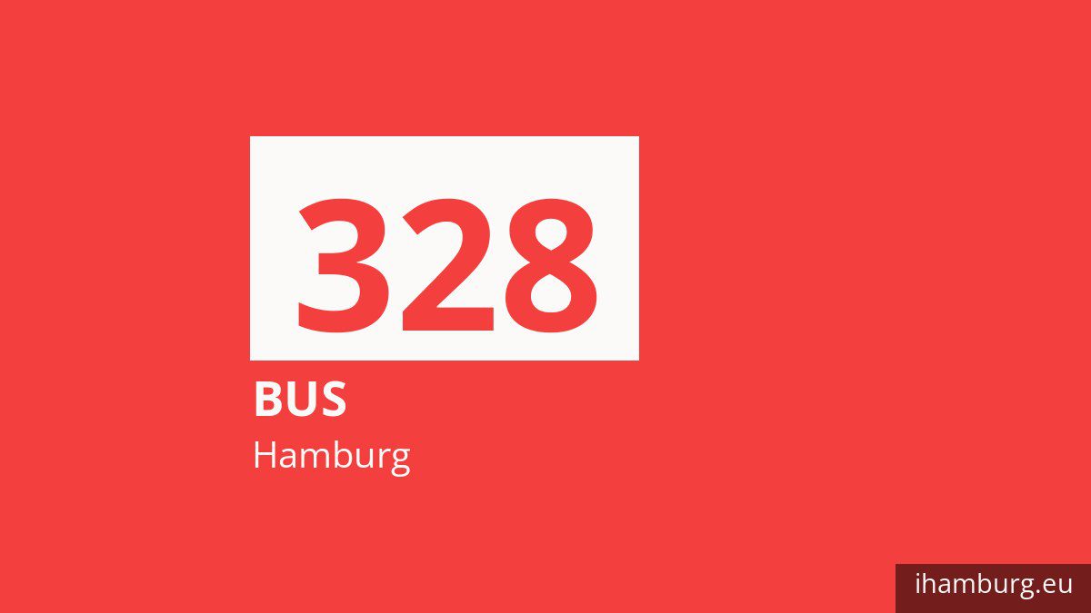 Bus 328 in Hamburg