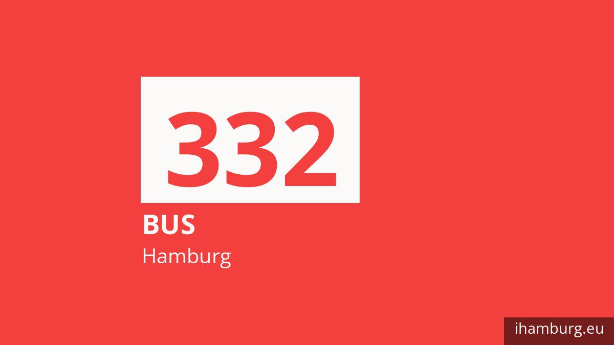 Bus 332 in Hamburg
