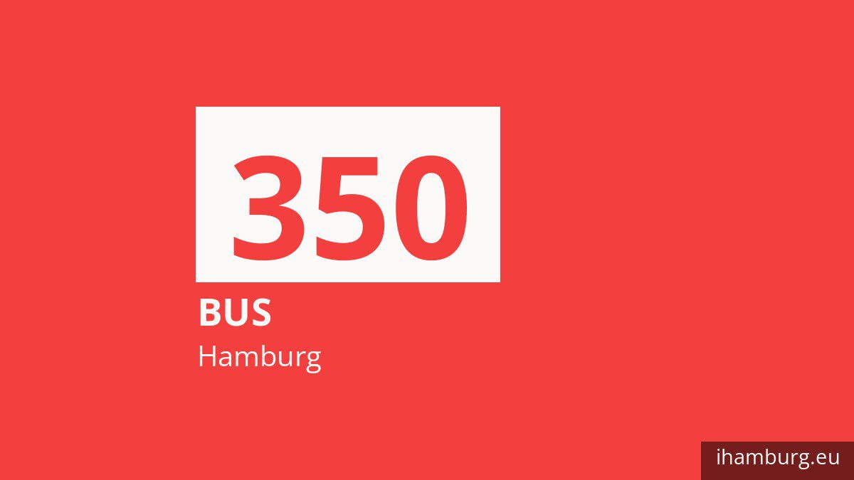 Bus 350 in Hamburg