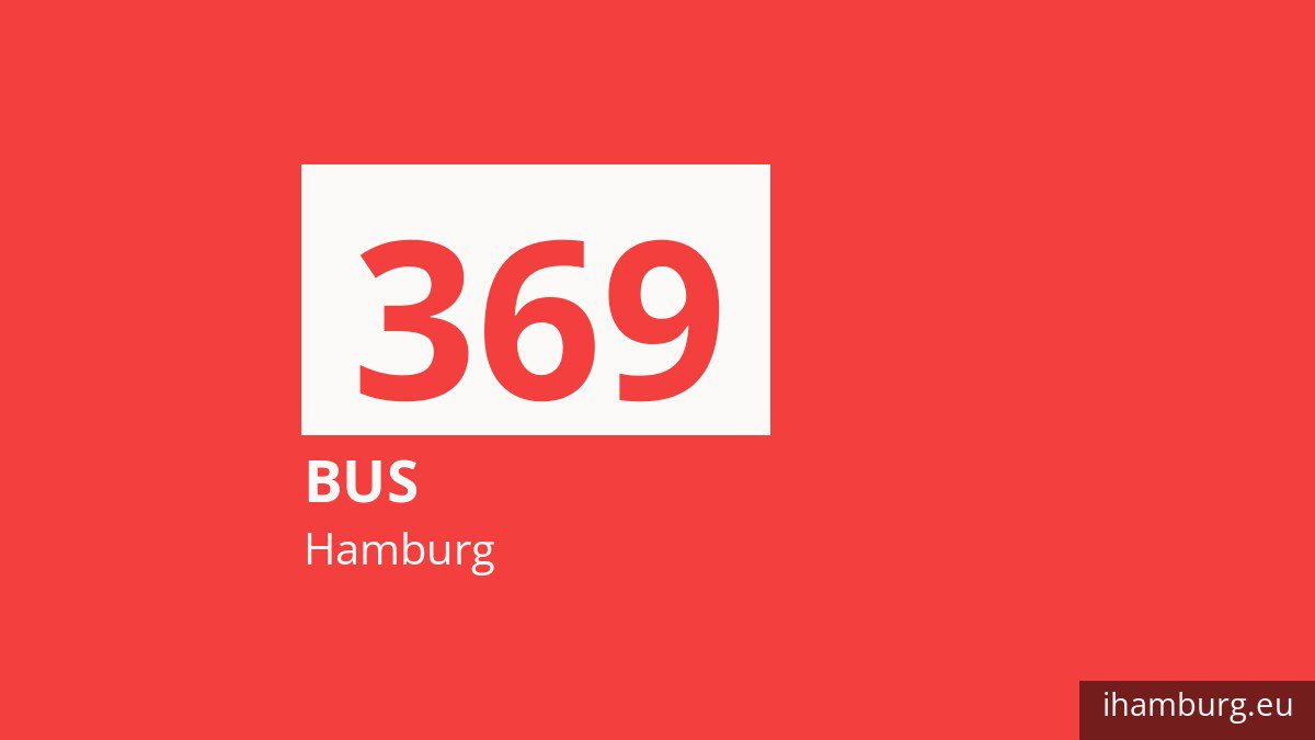 Bus 369 in Hamburg