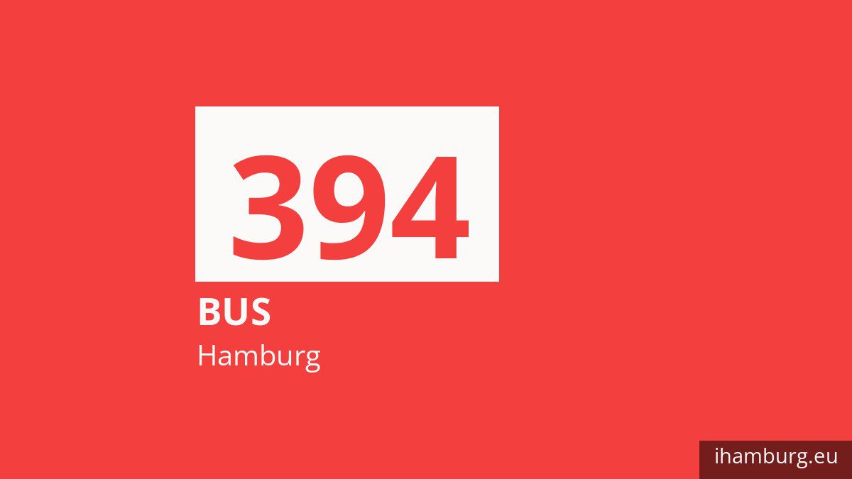 Bus 394 in Hamburg