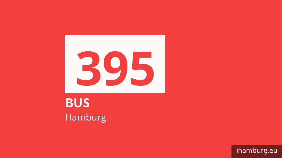 Bus 395 in Hamburg