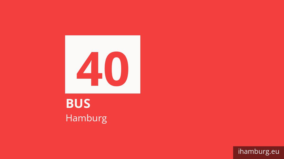 Bus 40 in Hamburg
