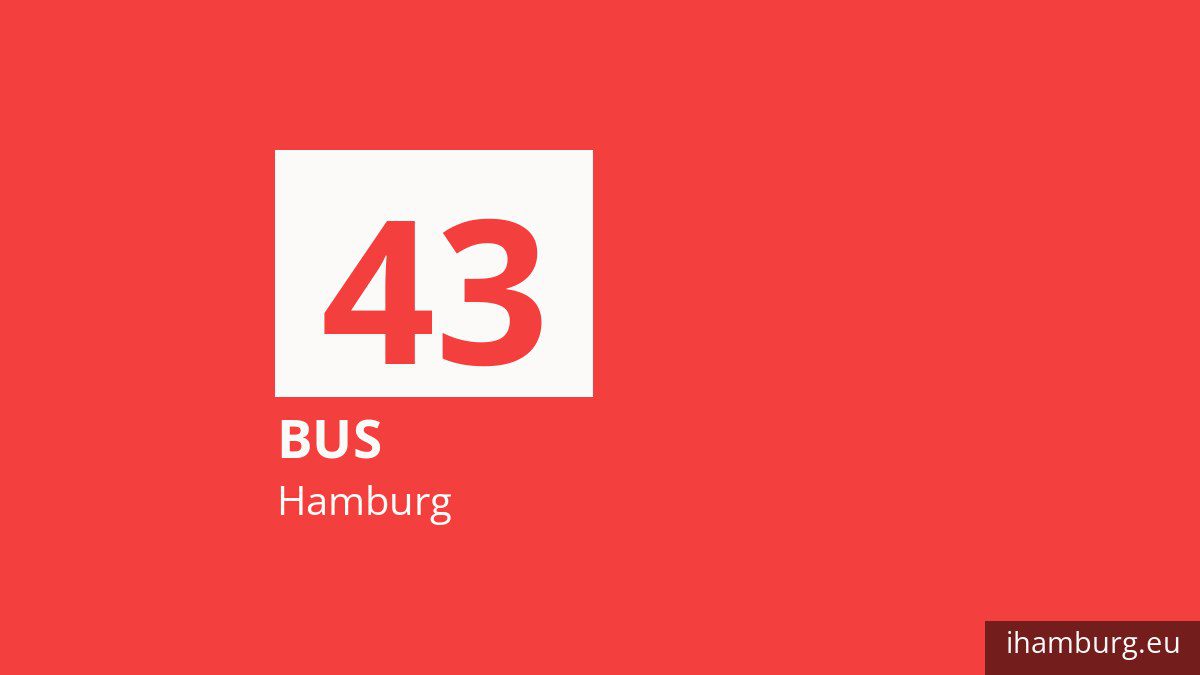 Bus 43 in Hamburg