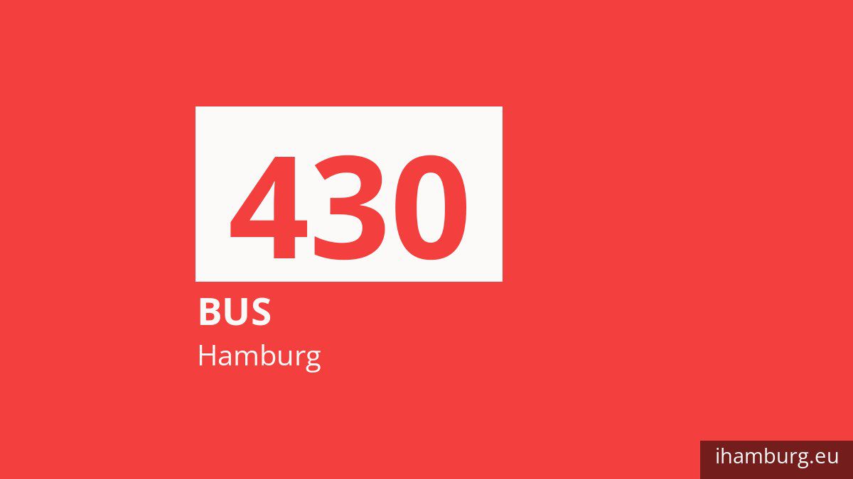 Bus 430 in Hamburg