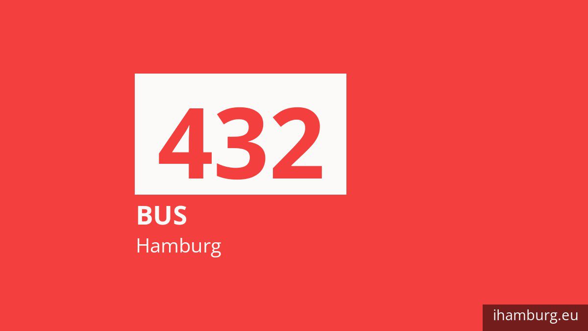 Bus 432 in Hamburg