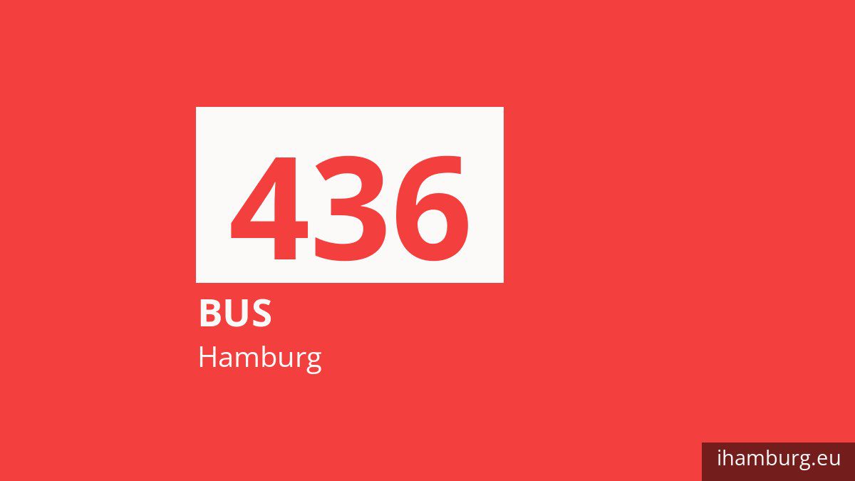 Bus 436 in Hamburg