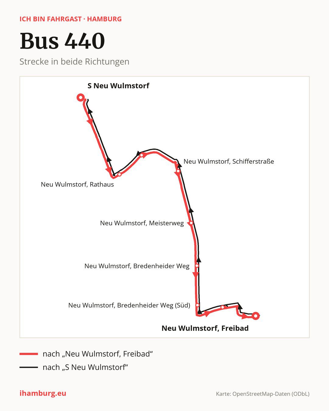 Bus 440 in Hamburg